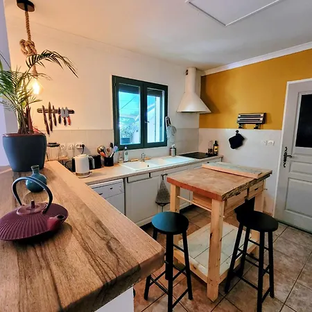 펜션 Charmante Maison Climatisee Avec Jardin Saint-Victor-la-Coste